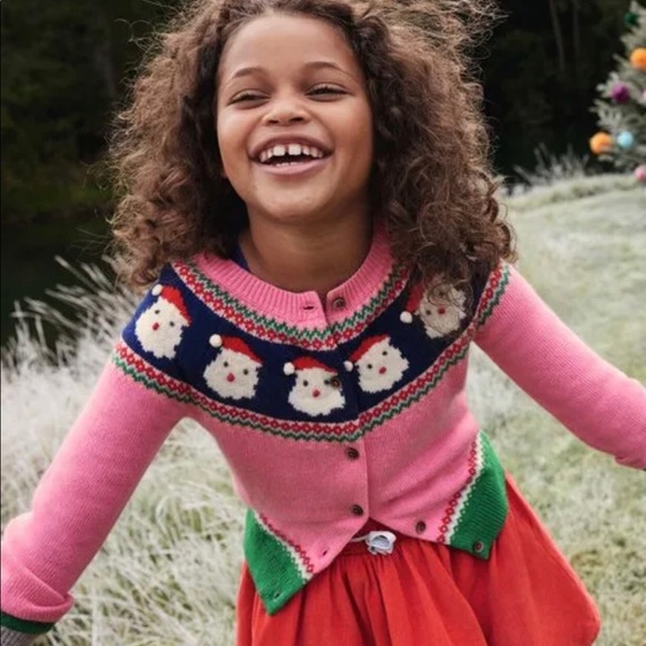 NWT Mini Boden Cosy Fair Isle Cardigan - Picture 5 of 12